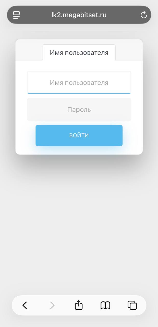 Поля ввода на мобильном